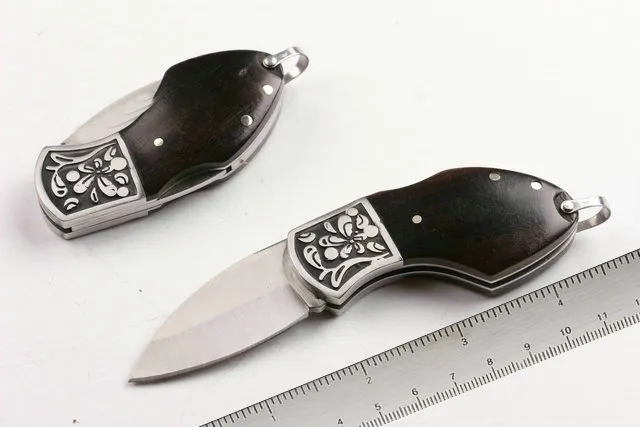 Большие пальцы небольшие карманные складной нож 440C 60HRC тактический кемпинг охотничий нож выживания стали утилита EDC инструменты подарок Брелок нож человек подарок