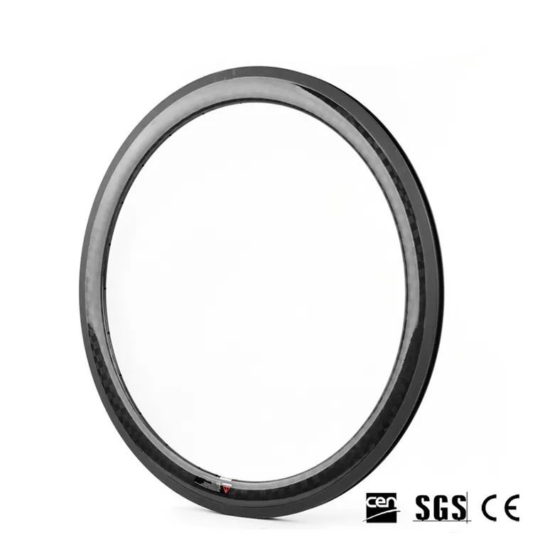 700C 50mm Profundidade 23mm Largura Completa De Carbono Estrada Jantes De Bicicleta Clincher UD Fosco De Carbono Rodas De Bicicleta Aro 445g-475g Por Peça