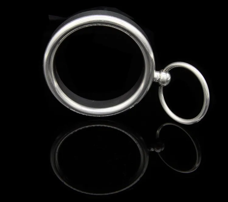 Anneau de gland en acier inoxydable Cockrings retarder les anneaux de pénis de dispositif de chasteté de verrouillage de sperme masculin amusant