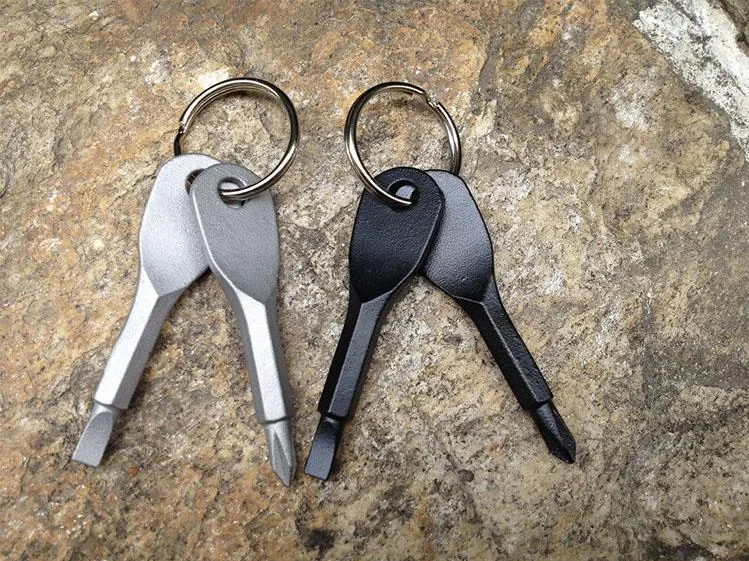 Mini EDC Pocket Tool Keychain Multifunctional Keyring with