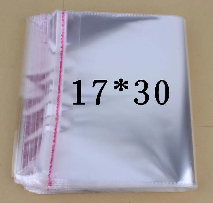 Factory Direct Sale Low Price Transparent Adhesive Bag Plastic Bags Socks  Clothes Cellophane Bags For Jewelry Transparent Opp Bag 17x30cm From  Love_beautiful, $29.34