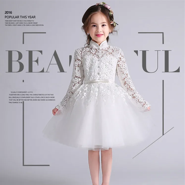 Brand New Flower Girl Dresses With Appliques Party Pageant Communion ...