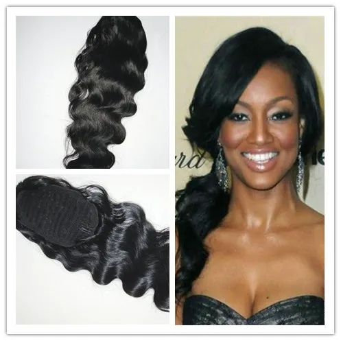 jet black deep body wave Remy hair ponytail piece Peruvian hair ponytail extensions drawstring ponytails for black women 140g
