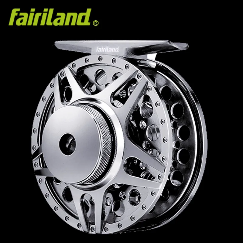 2BB + 1RB 1/2 70mm Full Metal Fly Fishing Reel CNC Machined Aluminium Fish Wheel Left Rechterhand Verwisselbare Vistuig gratis verzending