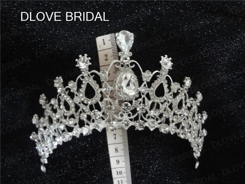 Vero polo splendore di bellezza da sposa cristallo di bellezza di bellezza di bellezza di bellezza della corona reale Accessori capelli Tiarani le diademi party 6688434