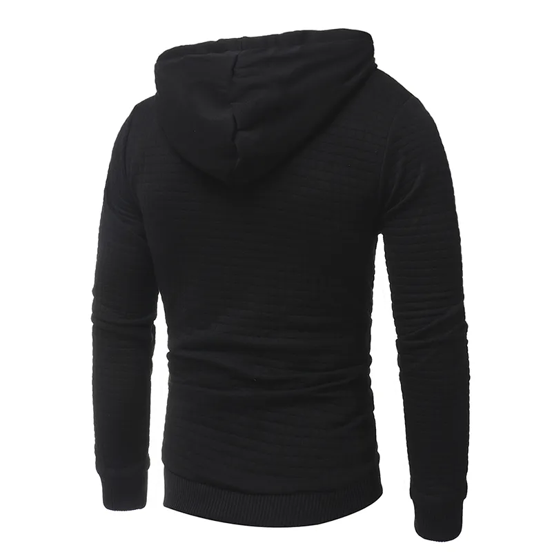 2021 Hommes Sweats à capuche d'hiver Sweat-shirt décontracté à capuche Noir Blanc Manteau Sweats Pull Jumper Veste Mode Gyms Vêtements de haute qualité M-3XL