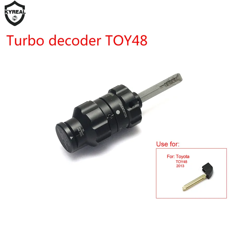 Turbo Decoder Toy48 per Toyota, Attrezzo per grimaldello apriporta per auto, Toyota TOY48 Turbo Decoder Locksimth Tools