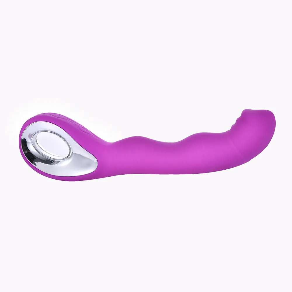 USB Rechargeable Dildo Vibrator Magic Wand Clit & G-Spot Orgasm Squirt Massager Female Masturbation Sex Toys for Women Pink/Purple