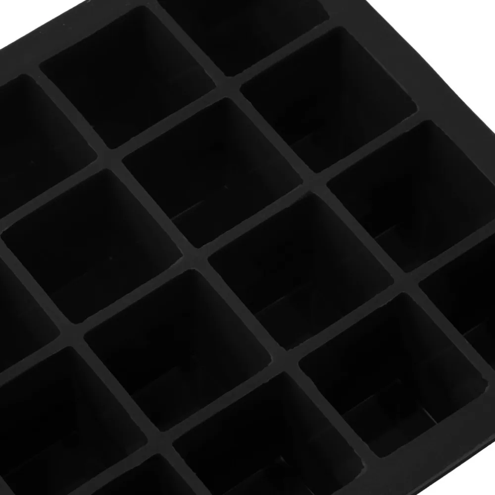 20-Cavity 대형 큐브 아이스 푸딩 젤리 제조업체 금형 곰팡이 트레이 실리콘 도구