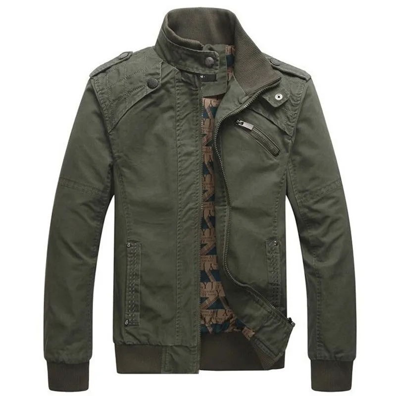 Winter Jacket Men Casual Bomull Stand Collar Coats Army Militär Outwears Mäns Man Kläder Överrock Jaqueta Masculina