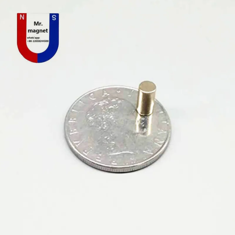 100ピース磁石ロッドN35永久バルク小型NDFEBネオジムディスクDIA。 3mm超強力な強い希土類磁石
