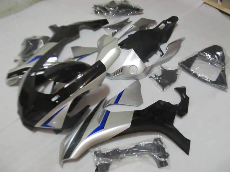 Injection mold top selling fairing kit for Yamaha YZF R1 09 10 11-14 silver black fairings set YZF R1 2009-2014 OY23