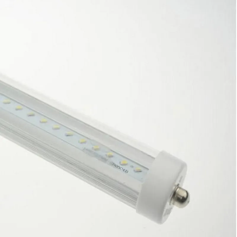 8 fot LED 8FT Single Pin T8 FA8 Single Pin LED Tube Lights 45W 4800LM LED Fluorescerande rörlampor 85-265V