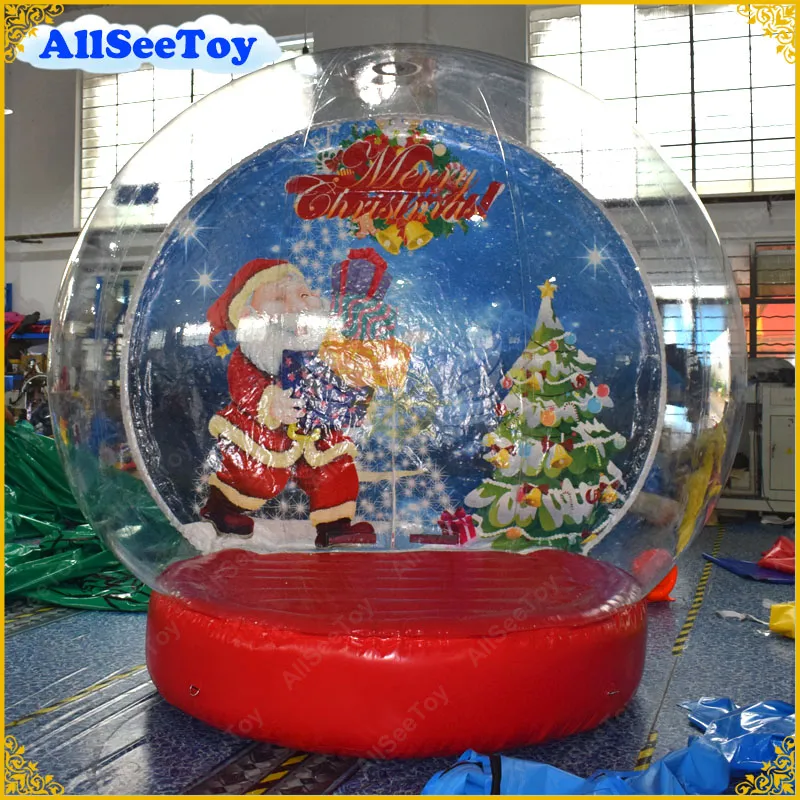 Inflatable Human Size Snow GlobeGiant Snow Globe Christmas Po GlobeCommercial QualityFast Delivery Can Blow Snow2190967