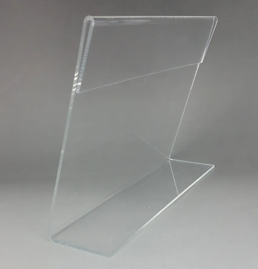 3 WELD CLEY ACRYLIC PLÁSTICO PLÁSTICA VISÃO DO RATIMA DE PAPEL RATIMA PREÇO DO PREÇO DO STAND STAND STAND HORIZONTAL NA DESPESSÃO 11''X8.5 '' T2MM 