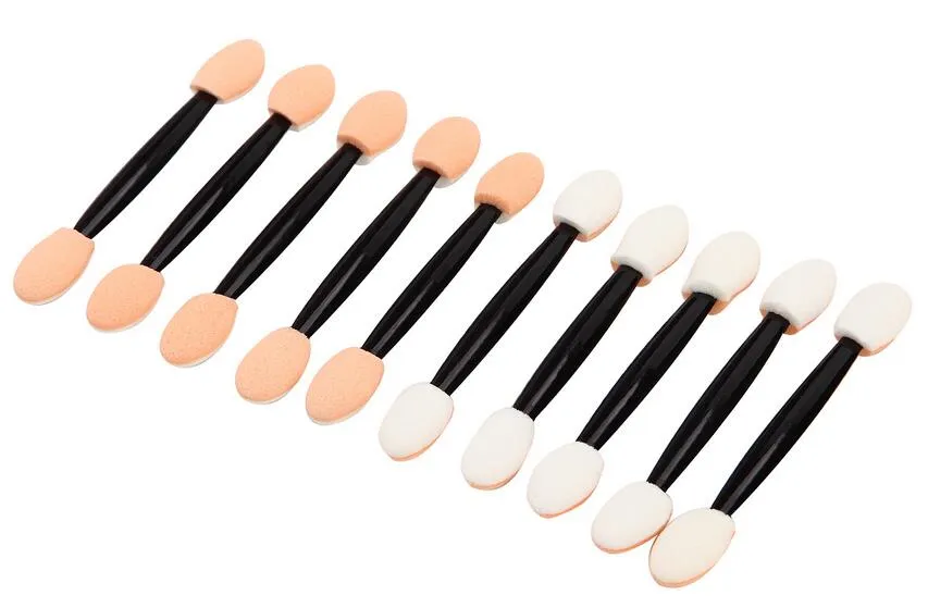 Nieuwe Eyeshadow Applicator Spons Dubbele Geëindigd Make-upbenodigdheden Draagbare Lipliner Borstels Nail Mirror Powder Brush