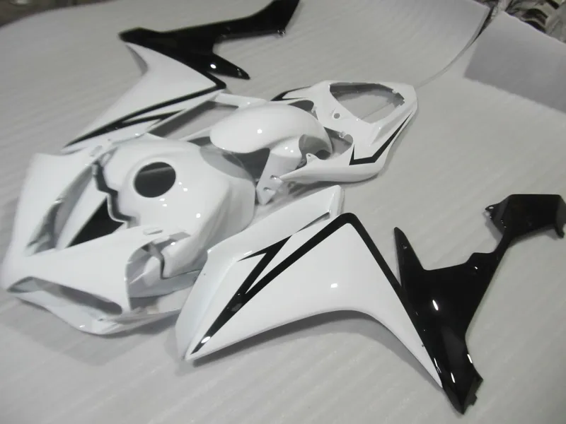 Spuitgieten Plastic Fairing Kit voor Yamaha YZF R1 07 08 White Black Backings Set YZFR1 2007 2008 OT05