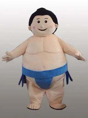 Heißer Verkauf Hochwertiges japanisches Sumo-Maskottchenkostüm individuelles Design Maskottchen ausgefallenes Karnevalskostüm kostenloser Versand