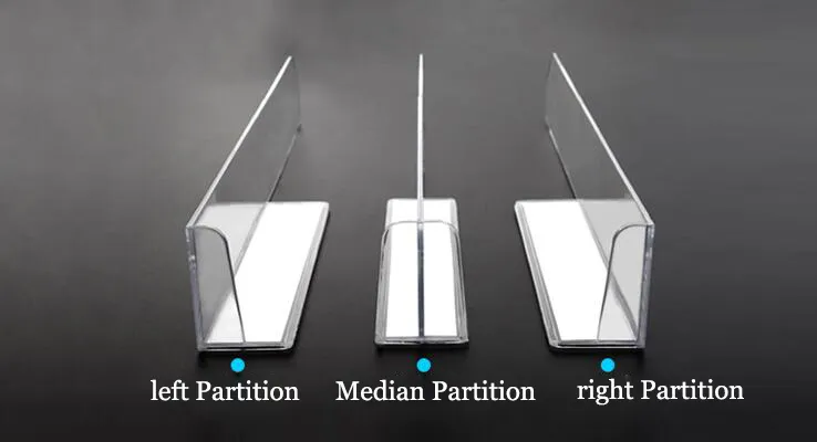 Einzelhandelsgeschäft, Supermarktregale, Trennzubehör, hochwertiges Acryl-Magnetteiler-Seitenschutz-Präsentationsregal