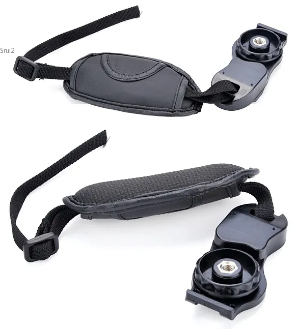 Black Camera Hand Grip SLR/DSLR Leather Wrist Strap For Canon EOS Nikon Sony Olympus 2994