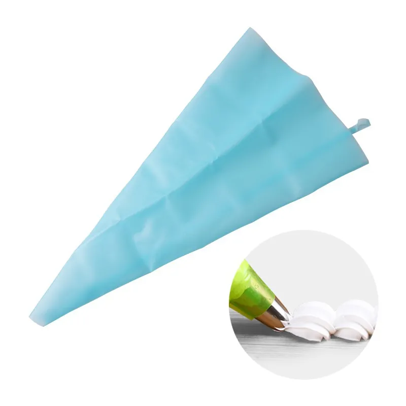 et Silicone confeiteiro Piping Pastelaria de creme Bag Com aço inoxidável Bocal Converter Define bolo DIY Decoração Baking Ferramenta Bakeware