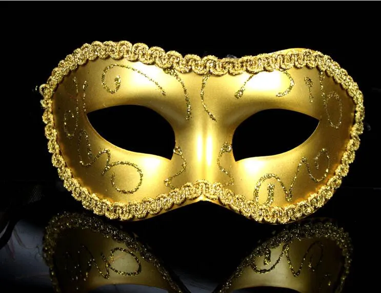 Mask Venetian Masquerade Party Wedding Decoration Party Fancy Dress Party Mask av färgad ritning eller mönster G601