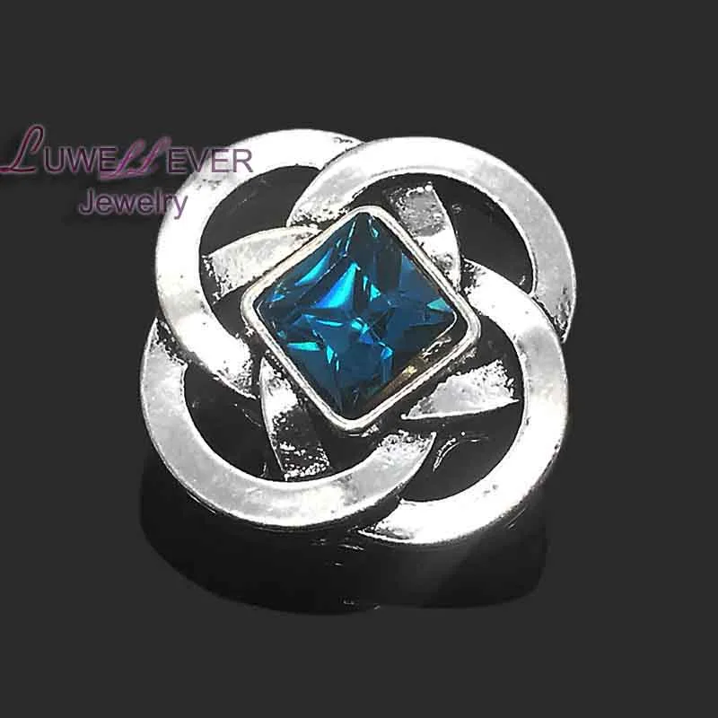 Sparkling Rhinestone Snap Buttons: High Quality Square W121 for ...