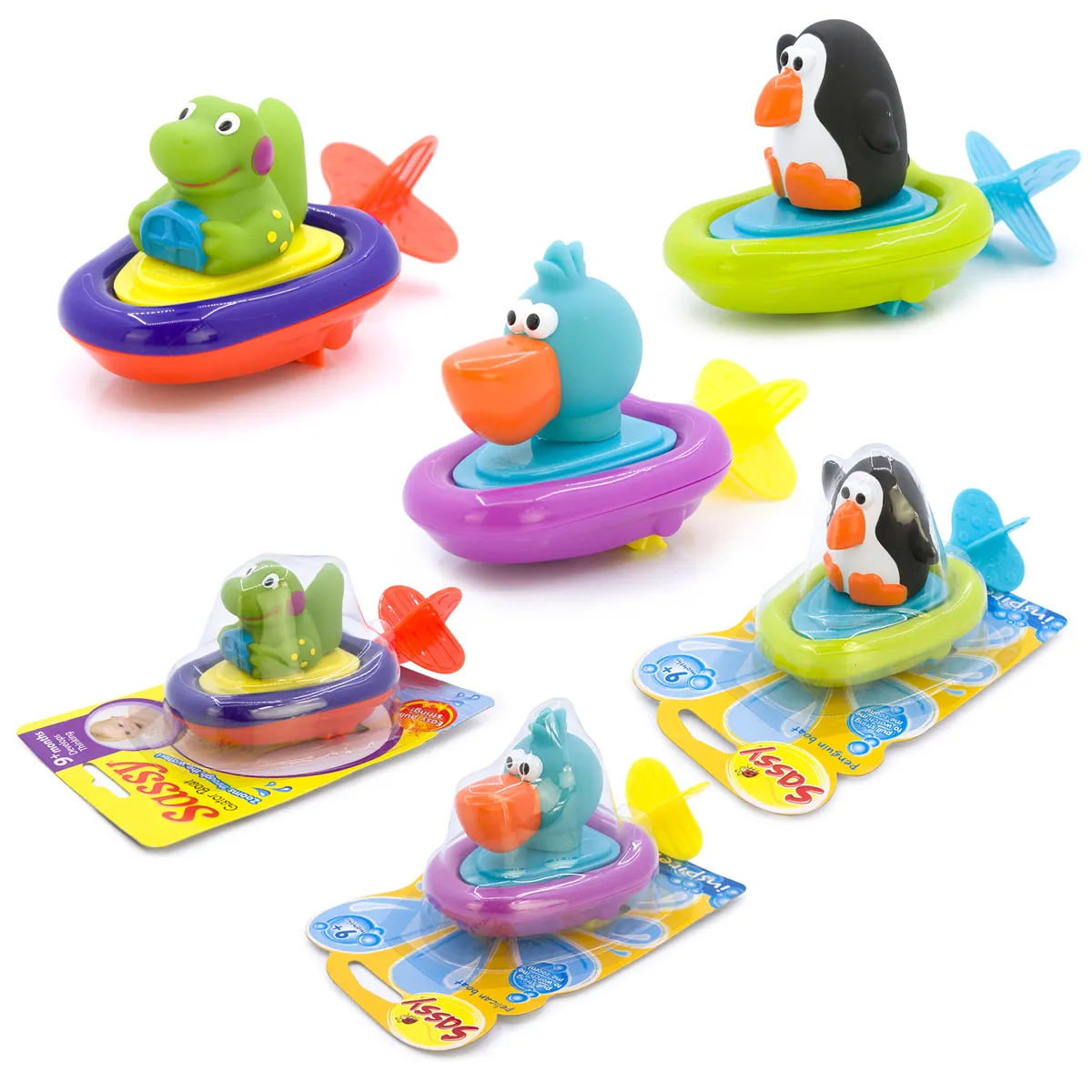 Baby Bath Toy Kids Wind Up Water Cartoon Penguin Duck Dinosaur Animals  Swimming Toys For Children C2417 From Angela918, $36.3