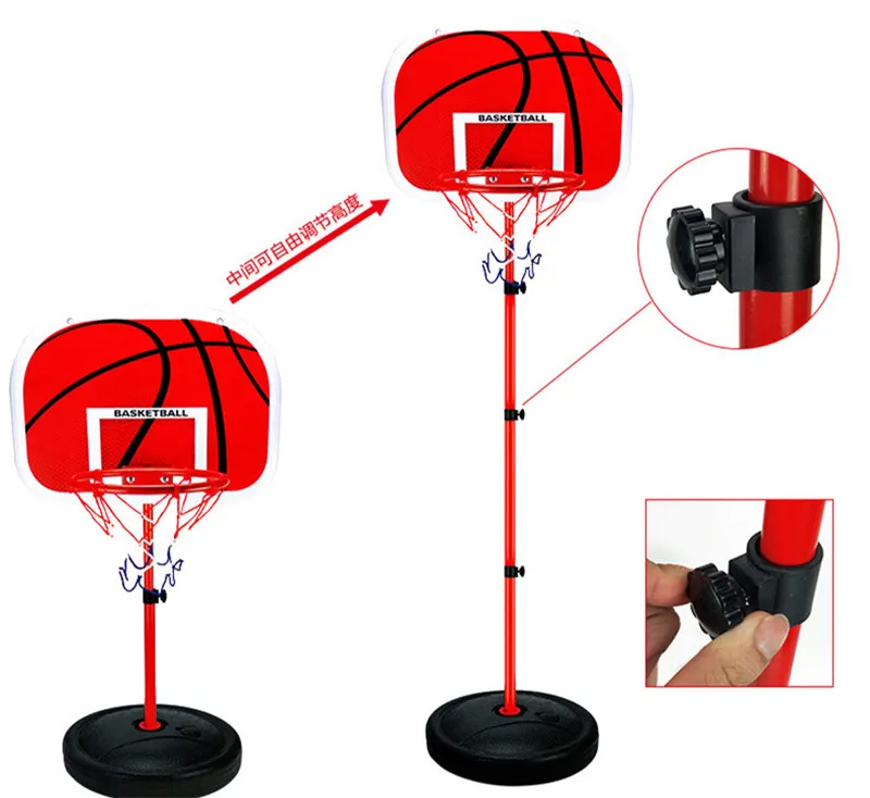 Hot Barn Basketboll Stand 150cm Barn utomhus Justerbar Basketball Sport Set Kit Gratis frakt