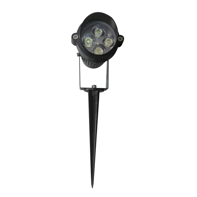 4W AC85-265V 12V LED Garden Spike light IP65 Waterproof Projector Path Landscape Spotlights Security Lawn Light Outdoor LED Flood Lamp
