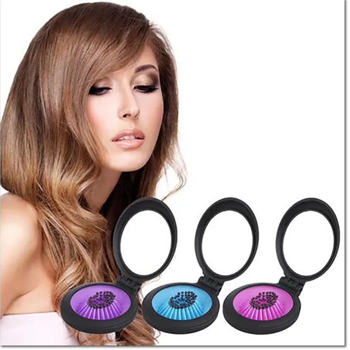 Hot Selling Portable Colorful Makeup Kit Migic Comb Kit med spegel för utomhusresor för Girl Women DHL Gratis frakt