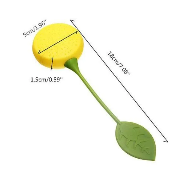 크리 에이 티브 레몬 실리콘 차 Infuser 주방 가제트 G1143