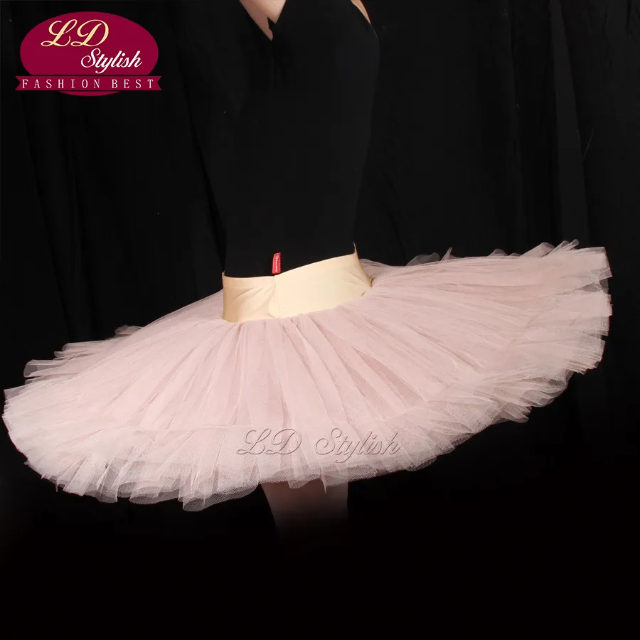 Gonne tutu di balletto pancake per adulti Pratica gonna tutu mezzo tutu per bambini LD0002S Mezzo tutu per adulti rosa277I