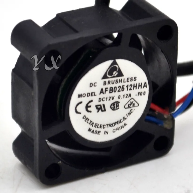 Produktbild von ECSiNG AFB02512HHA DC-Lüfter 25x25x10 Mm – 12V 0,12A, 3-Pin Mit Drehzahlsignal, Leise, Für Industrielle Steuerungen & Kommunikation