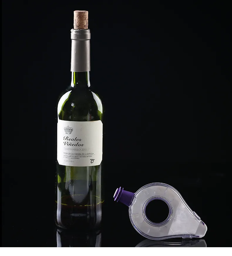 1 pièce, carafe à vin, carafe magique, vin essentiel, aérateur rapide, bec verseur, Mini filtre à vin de voyage, prise d'air, Pour O 02678518693