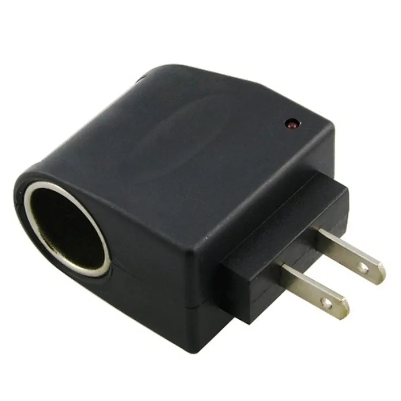 Adaptateur allume-cigare de voiture, prise de convertisseur de prise  électrique murale, convertisseur pratique ue US prise 220v AC à 12v