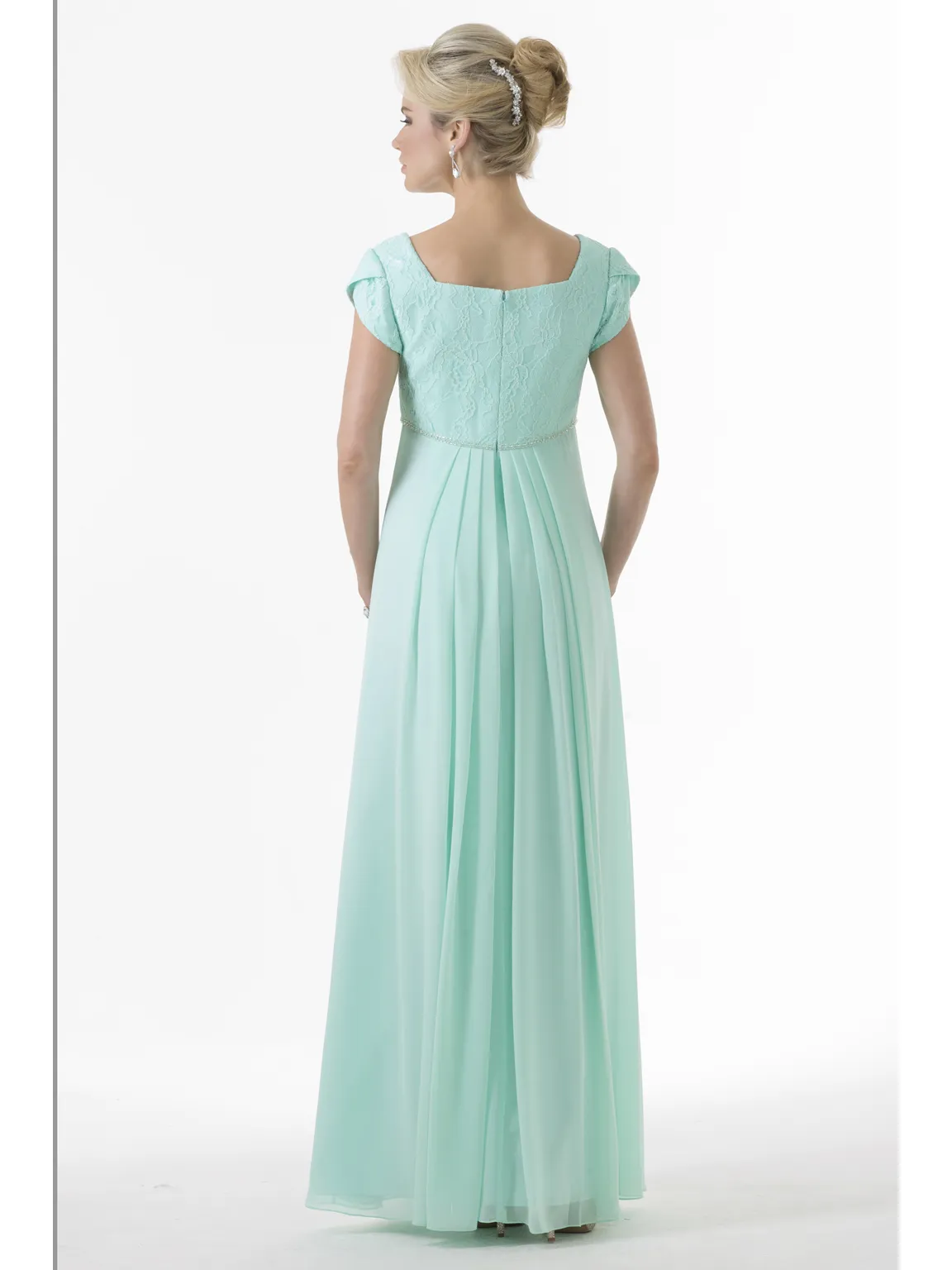 teal maternity bridesmaid dresses Pretty Perfect Powder Blue Maternity Ruched Mesh Bardot Maxi Dress – Club L  London main image 0