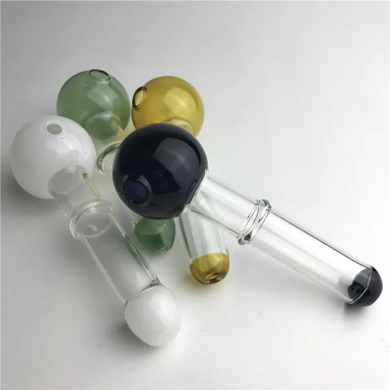 4 Inch 6 Inches Clear Pyrex Smoking Pipe Glass Oil Burner Pipes