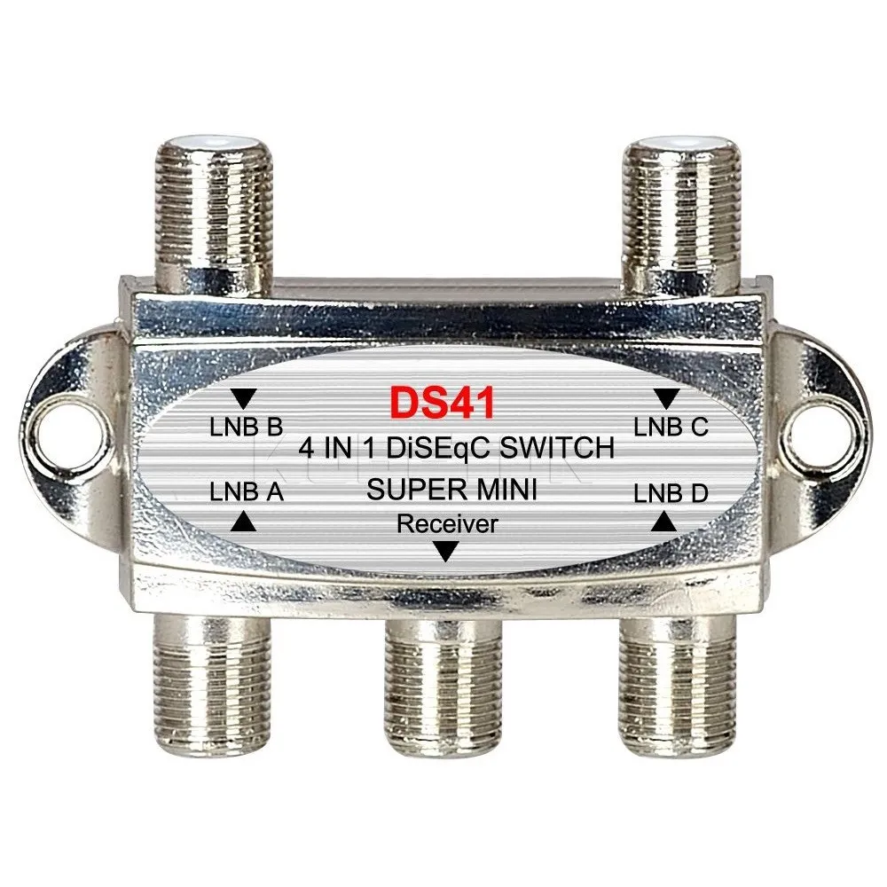 4x1 DiSEqC Switch For Satellite Receiver, 4 In 1 Satellite Antenna LNB