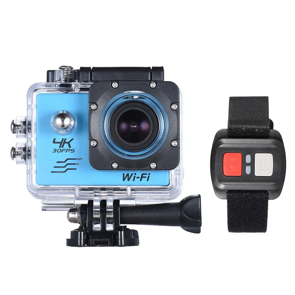 4K Camera 2" LCD Screen Wifi Action 4X Zoom 16MP Sport Waterproof 30M with Remote Control