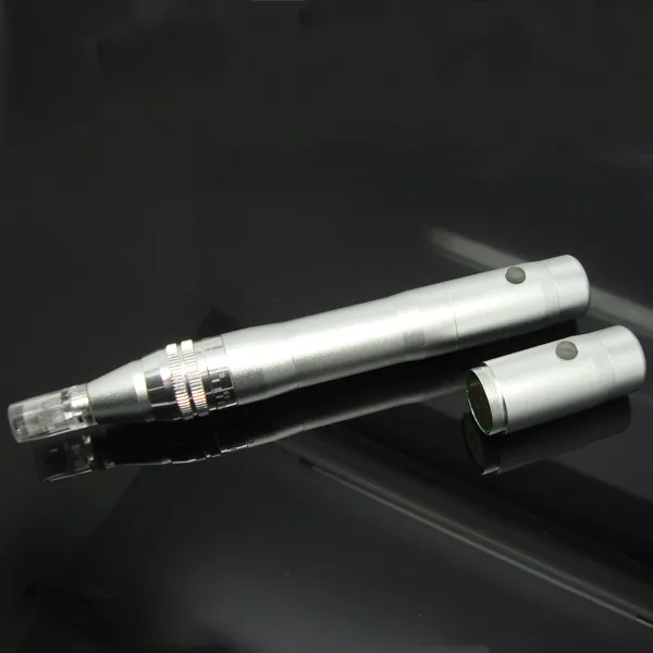sistema di terapia microneedling con penna derma automatica ricaricabile meso elettrico in acciaio inossidabile con batteria e presa