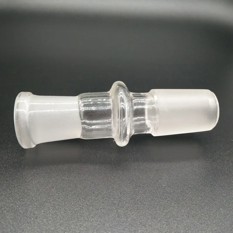 Hot Selling 10 Styles Glass Bong Adapter 14.4 18.8 Man till kvinnlig gemensam 14mm 18mm Kvinna till Man Converter Glass Adapter