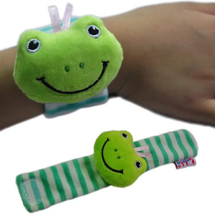 Sonajeros para bebés, juguete de peluche suave, banda para la muñeca, reloj, campanas para la cama, campanas de mano para bebés, juguetes para apaciguar a los bebés