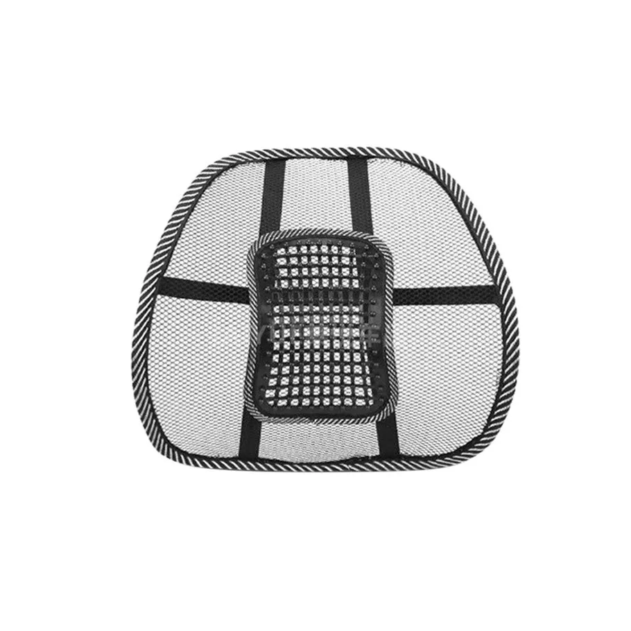 Chaise En Maille Confortable Soulagement Des Douleurs Lombaires Au Dos  Coussin De Voiture Siège De Bureau Chaise Coussin Lombaire Noir Du 2,67 €