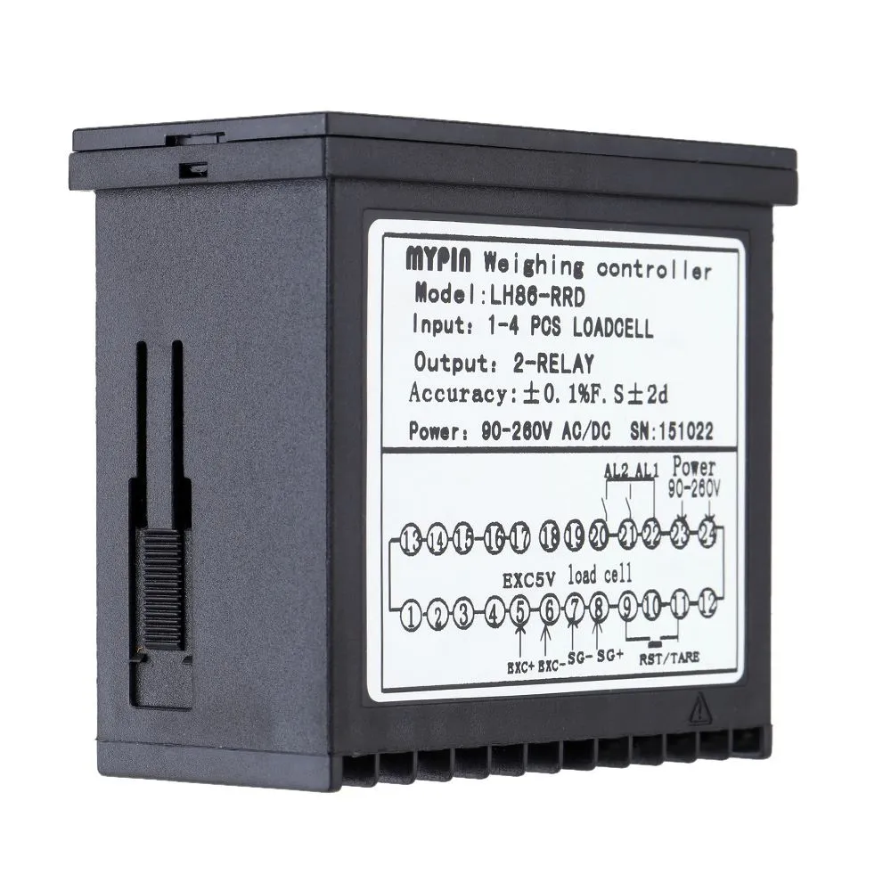 Freeshipping Digital Weighing Controller Load-cellen Indicator 1-4 Load Cell Signalen Input 2 Relais Output 6 Cijfers LED-display