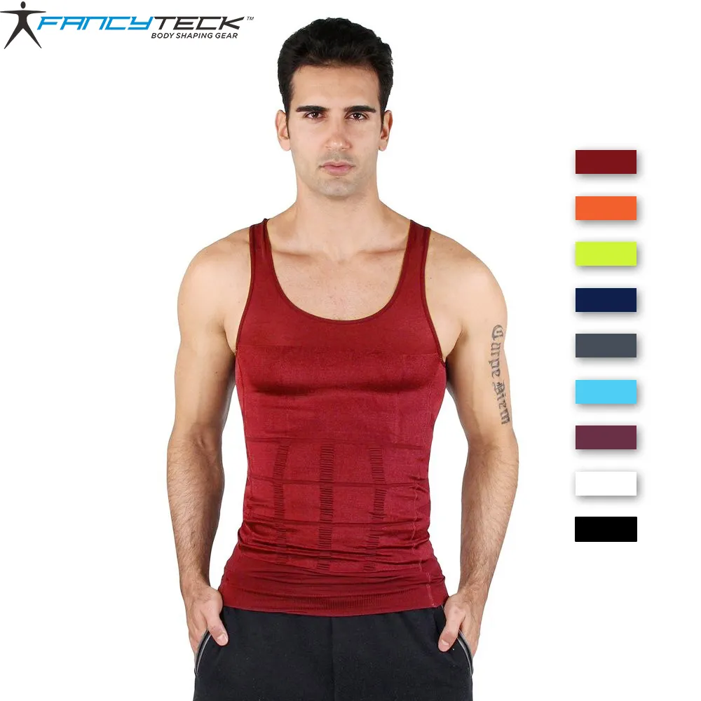 9 kleuren S-2XL heren afslankende body shaper slanke taille afvallen fitness man ondergoed heren mouwloos