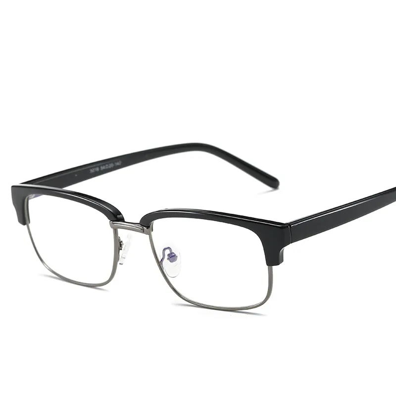 Wholesale-  TR90 Anti Blue Ray Clear Lens Fake Glasses Protection Eyewear Titanium Frame Reading Computer Glasses For Women Men