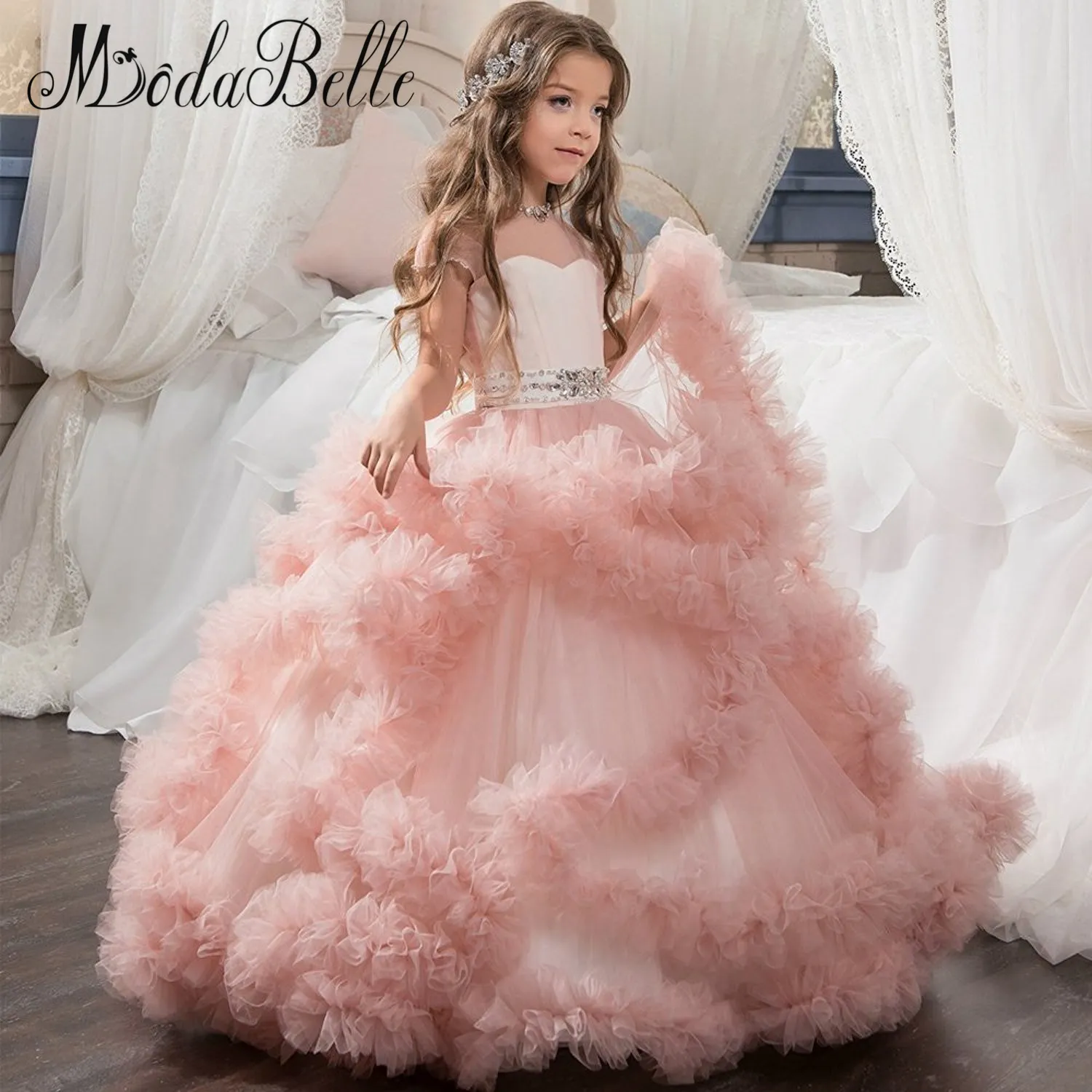 Modabelle vestidos largos de color turquesa para las niñas Glitz, primera comunión, vestidos hinchados para niños, Modabelle vestidos largos de color turquesa para las niñas Glitz, primera comunión, vestidos hinchados para niños,