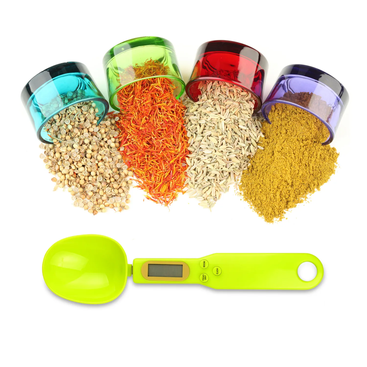 500g/0.1g LCD Digital Spoon Kitchen Food Measuring Gram Lab Scale Balance Tool