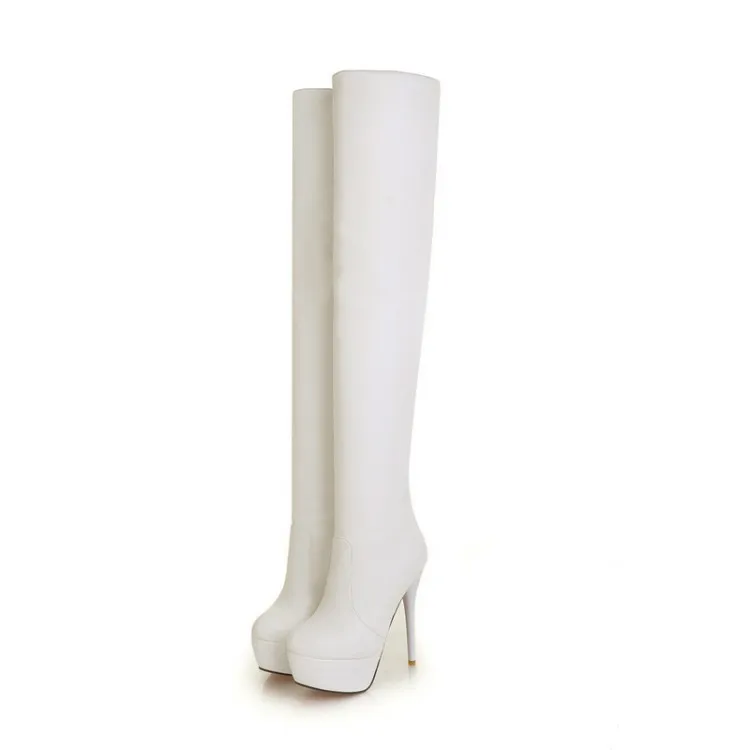 wholesaler factory price hot seller new style Knee Boots high heel Heel lifed Thigh-High FabricBoots Fashion Boots 074